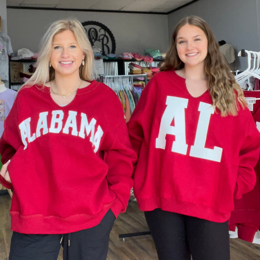 Alabama/AL Reversible Crimson Pullover