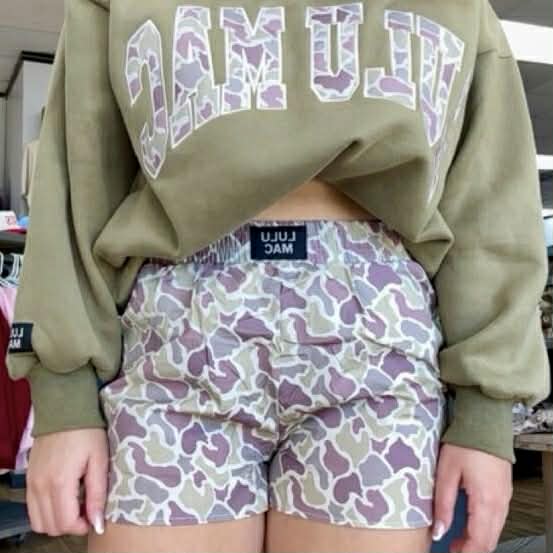 Lulu Mac Boxer Shorts Camo