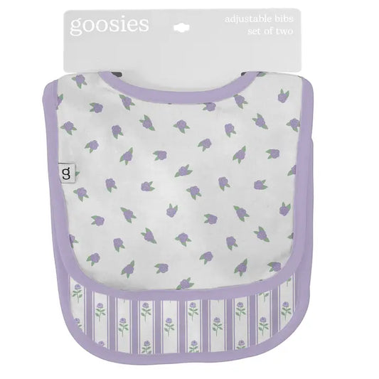 Lilac Buds Tiny Floral- Bib Set