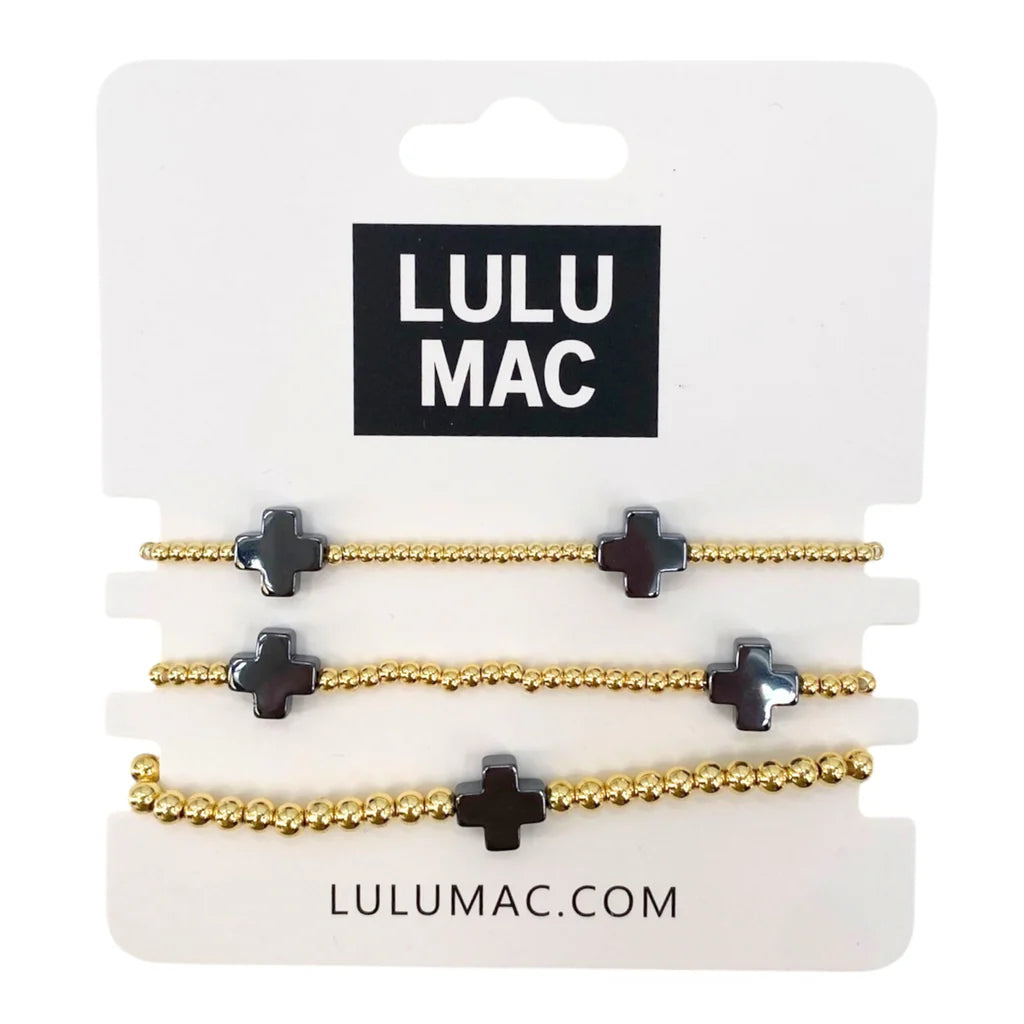 Lulu Mac Cross Stack Black