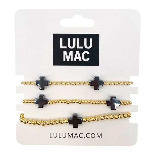 Lulu Mac Cross Stack Black