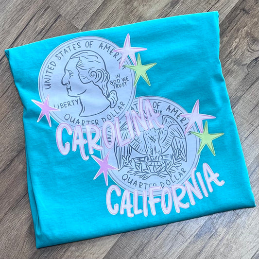 Heads Carolina Tails California Short Sleeve