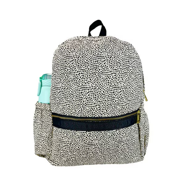 Oh Mint! Large Seersucker Backpack with Pockets
