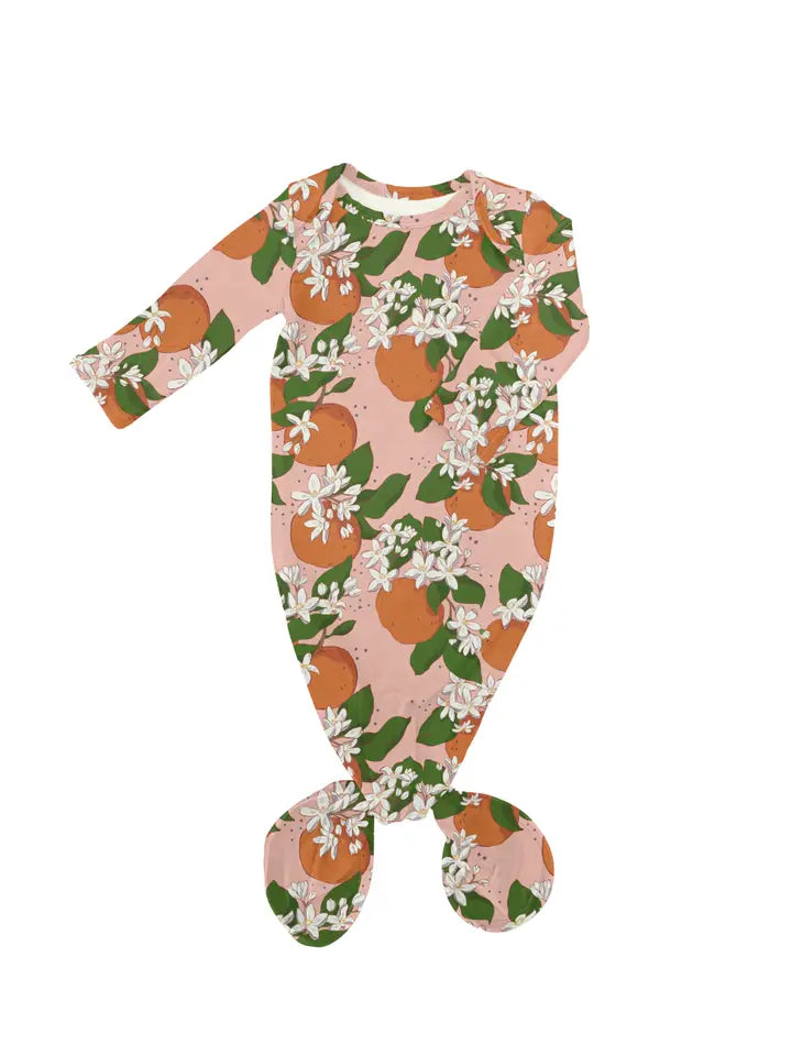 Orange Blossoms- Knotted Gown