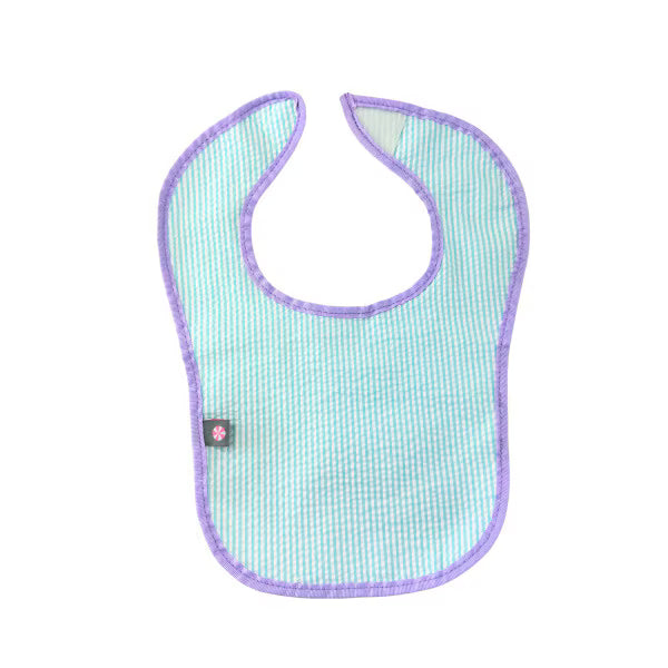 Oh Mint! Seersucker Bibs