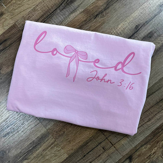 Loved Pink Bow Coquette