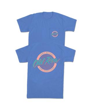 Old Row Circle Logo Mystic Blue Short Sleeve