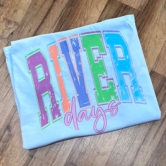 River Days Blue Tee or Tank