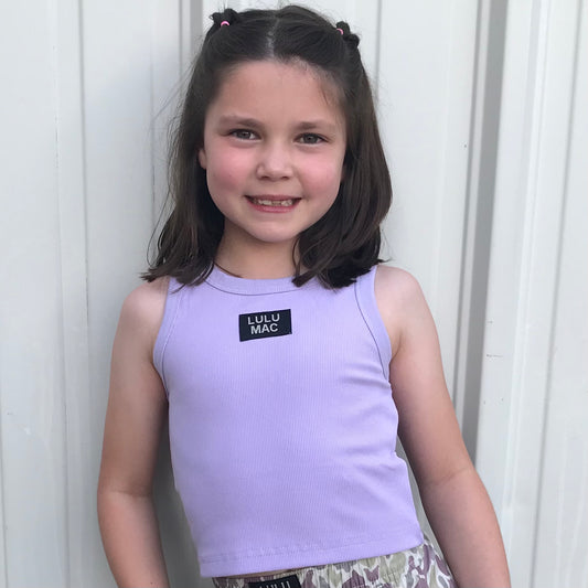 Lulu Mac Tank Youth Lavender