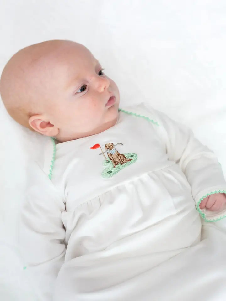 Barks & Birdies- Infant Gown