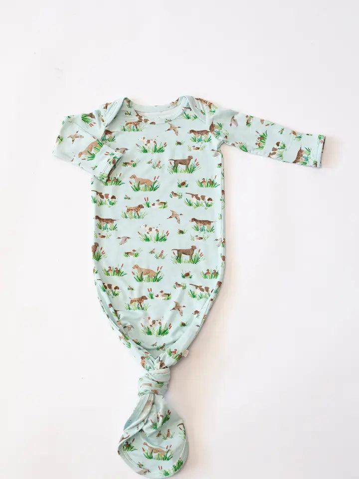 Delta Bird Hunting Dogs- Knotted Gown