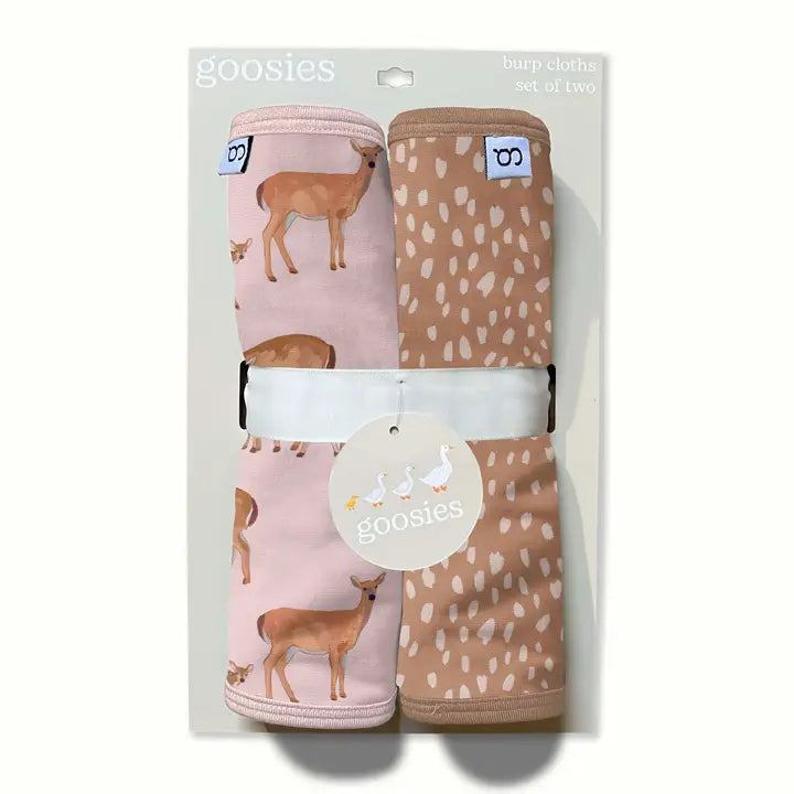 Does &Fawns- Burp Cloth Set