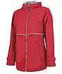 Women's Red Charles River New Englander Rain Jacket
