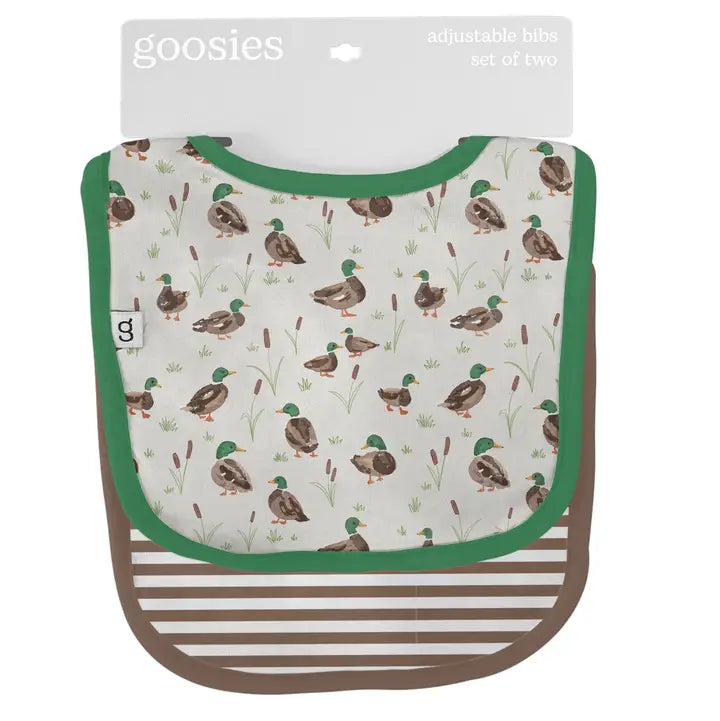 Mallard Drake Ducks- Bib Set