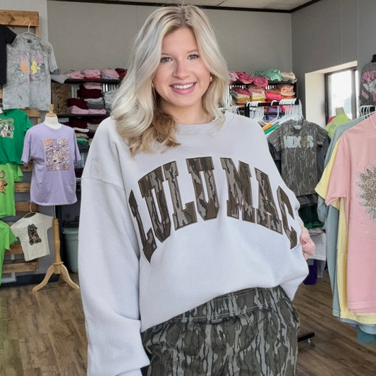 Lulu Mac Sweatshirt Greige Bottomland