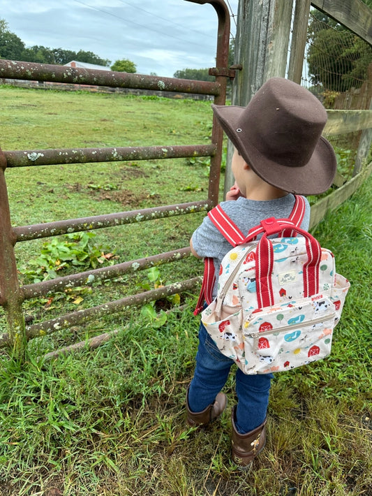 Itzy Bitzy Backpack Farm Friends