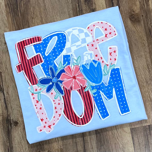 Freedom Floral Short Sleeve