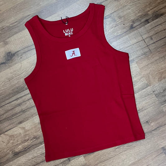 Lulu Mac Tank Alabama Crimson