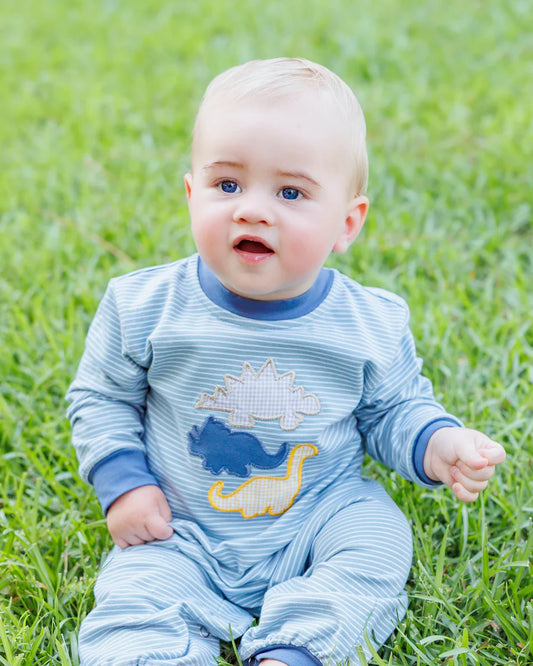 Dinosaur Fossils Long Romper
