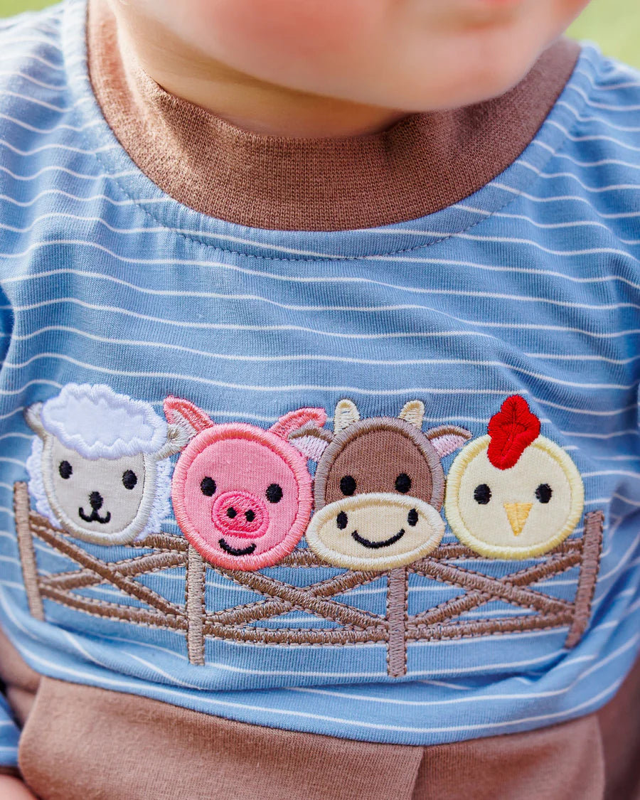 Farm Friends Long Romper