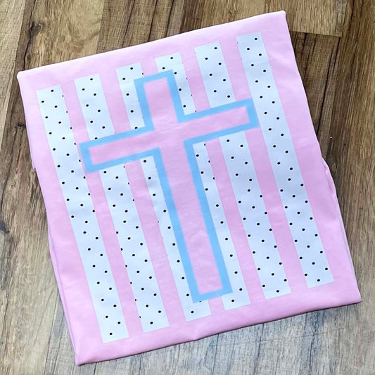 Cross & Stripes Short Sleeve