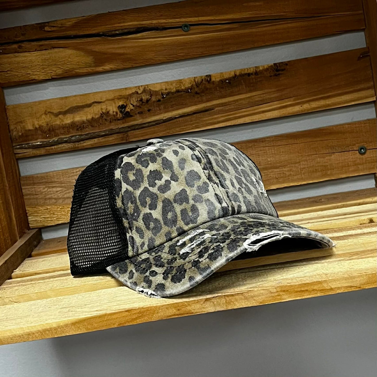 CC Pony Leopard Hat