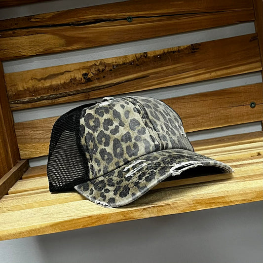 CC Pony Leopard Hat