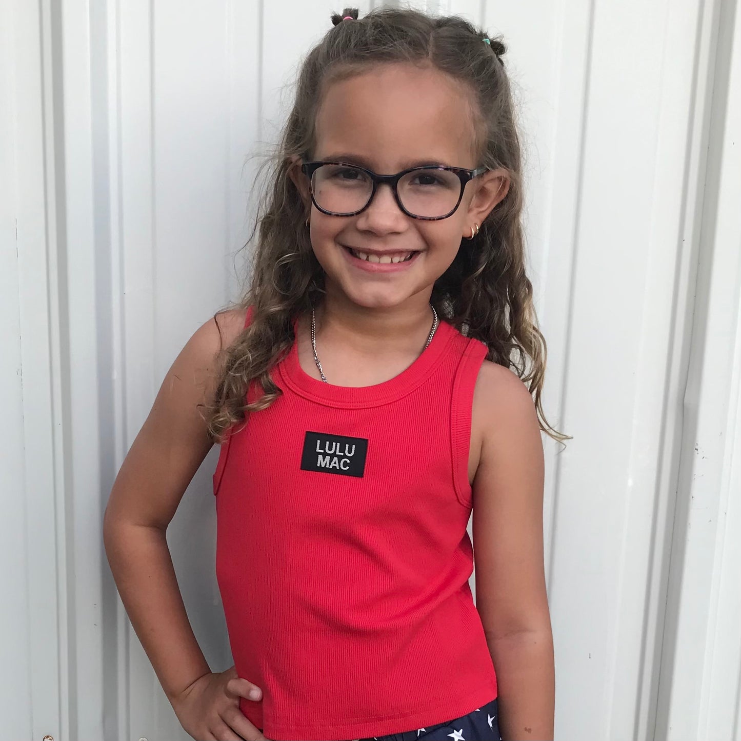 Lulu Mac Tank Youth Red