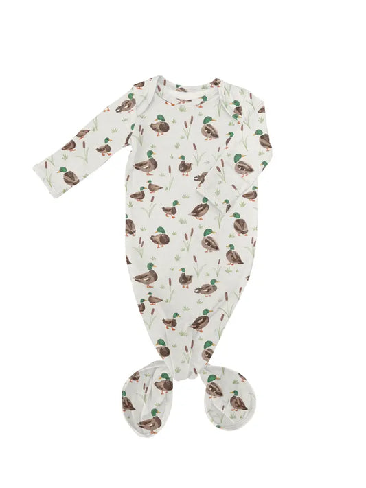 Mallard Drake Ducks- Knotted Gown