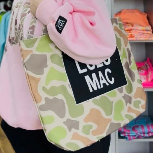 Lulu Mac Canvas Tote Bold Camo