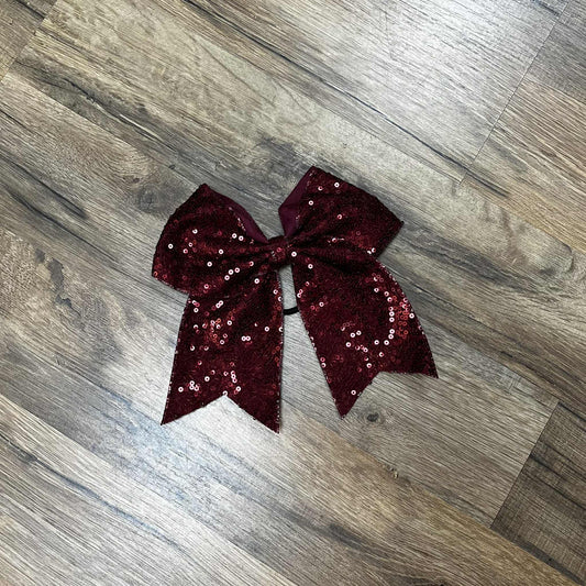 Cheer Ponytail Hairbow Mar Sequin