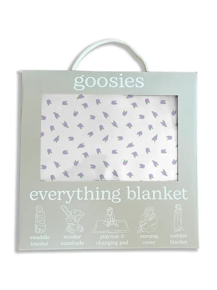 Lilac Buds Tiny Floral- Everything Blanket