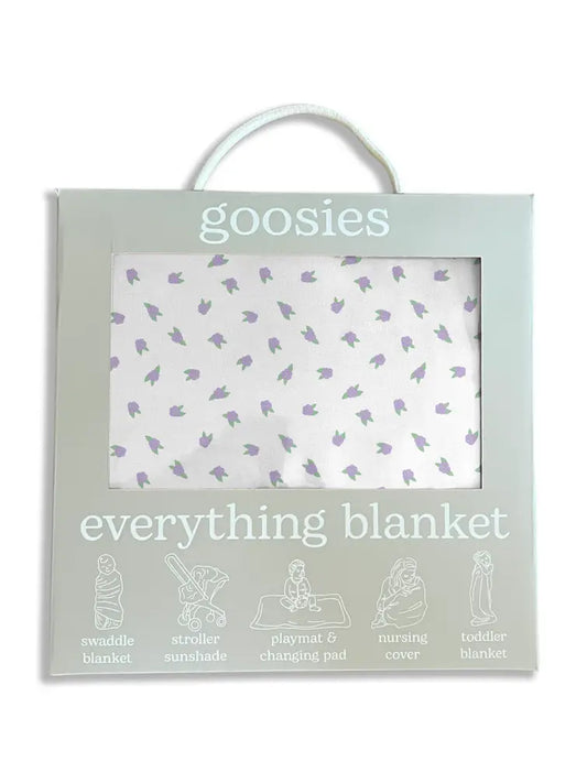 Lilac Buds Tiny Floral- Everything Blanket