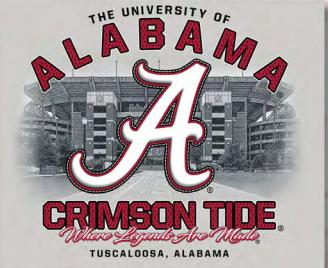 Alabama Stitched A Puff Ink Short Sleeve Shirt