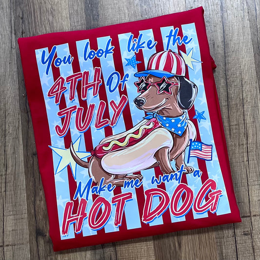 Bad Day Hot Dog Weenie Short Sleeve
