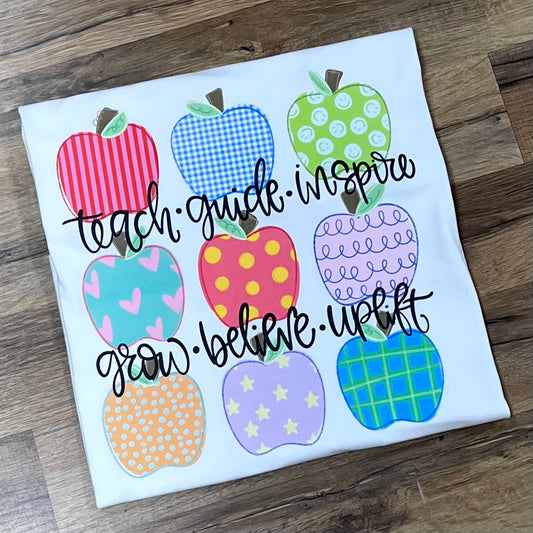 Teach Apple Stack Short Sleeve