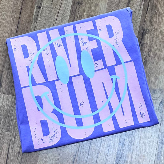 River Bum Smiley Tee or Tank
