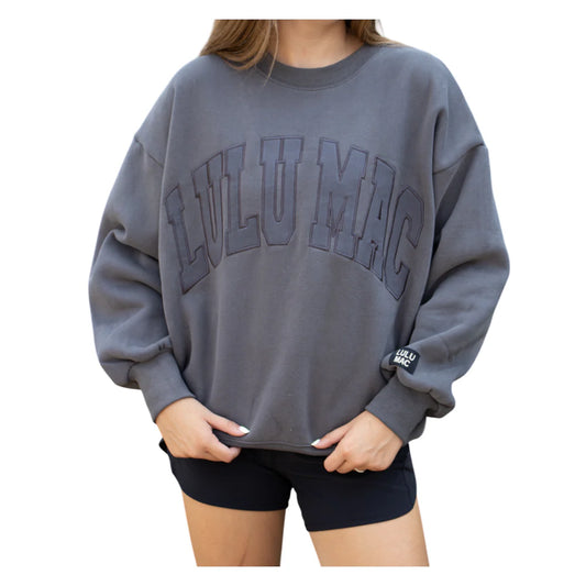 Lulu Mac Sweatshirt Charcoal on Charcoal