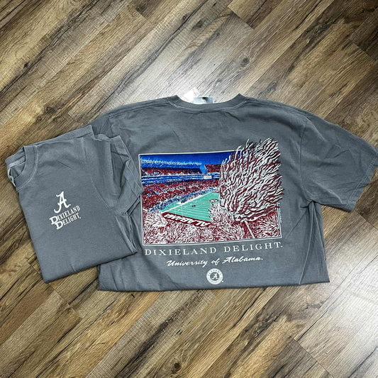 Alabama Dixieland Delight Stadium Short Sleeve