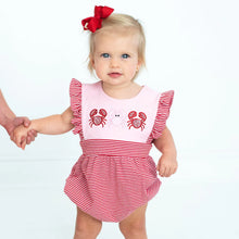 Load image into Gallery viewer, Crab Ruffle Sunsuit