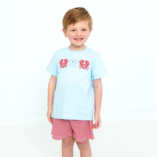 Crab Boy Short Set