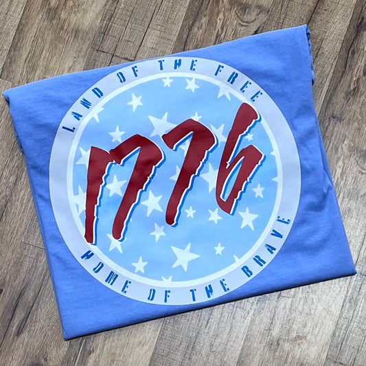 1776 Land of the Free Short Sleeve