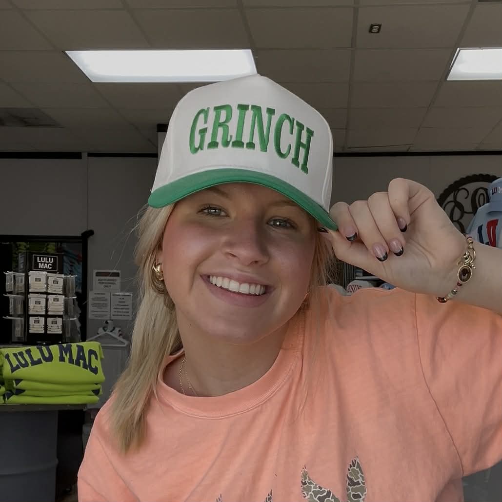 Lulu Mac Hat Grinch Green