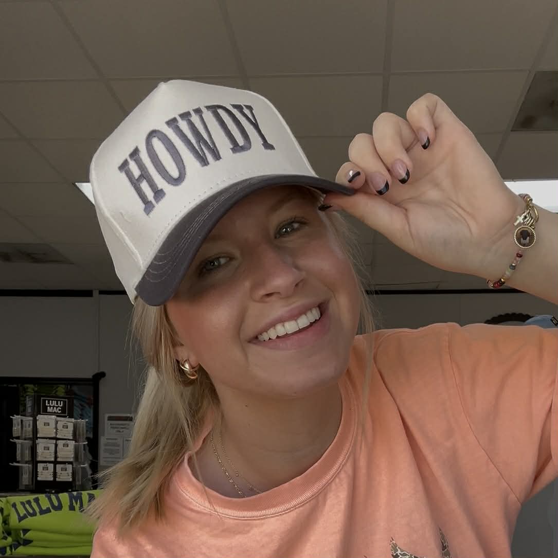 Lulu Mac Hat Howdy Deep Grey