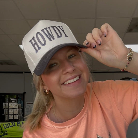 Lulu Mac Hat Howdy Deep Grey