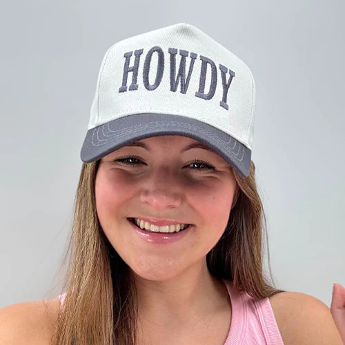 Lulu Mac Hat Howdy Deep Grey