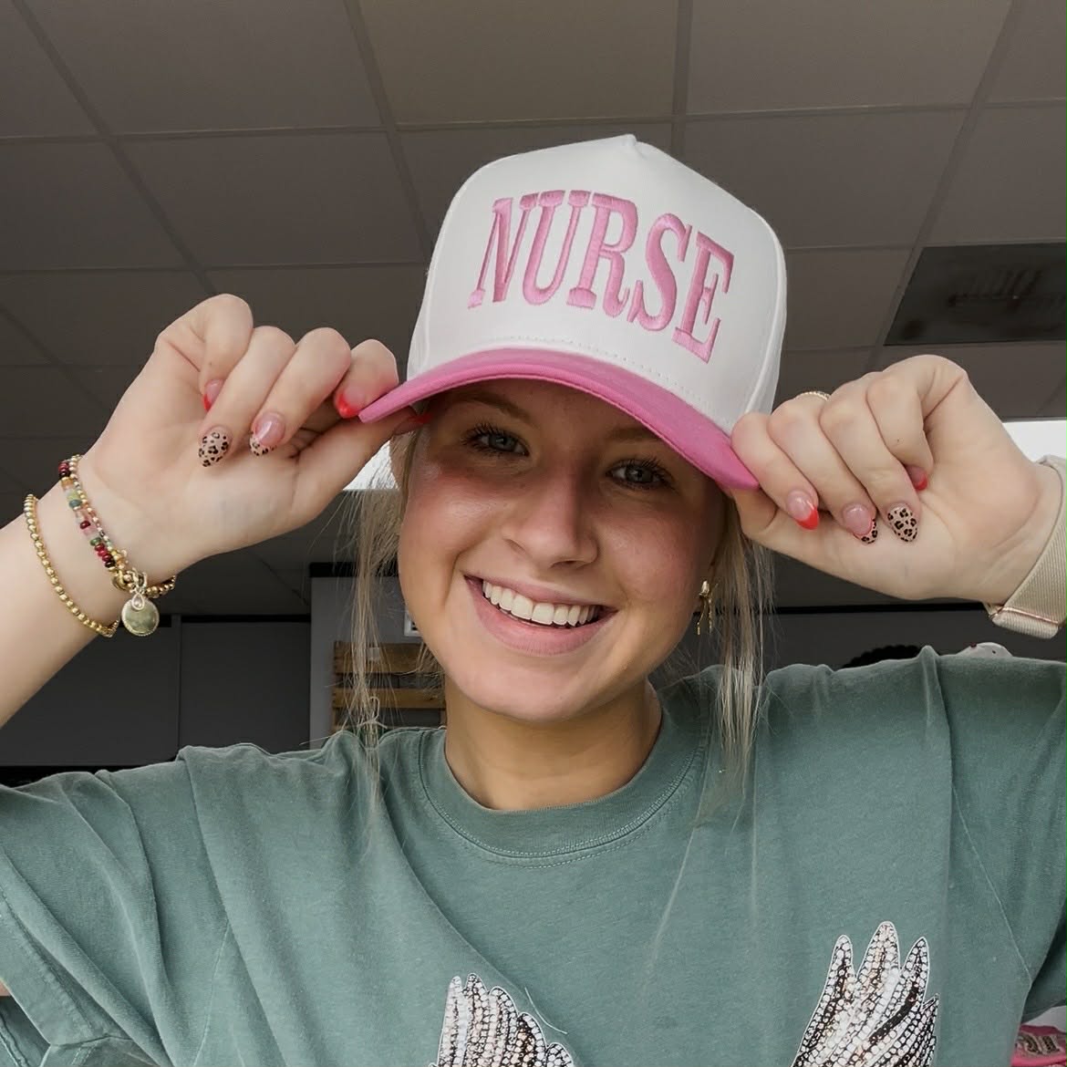 Lulu Mac Hat Nurse Pink