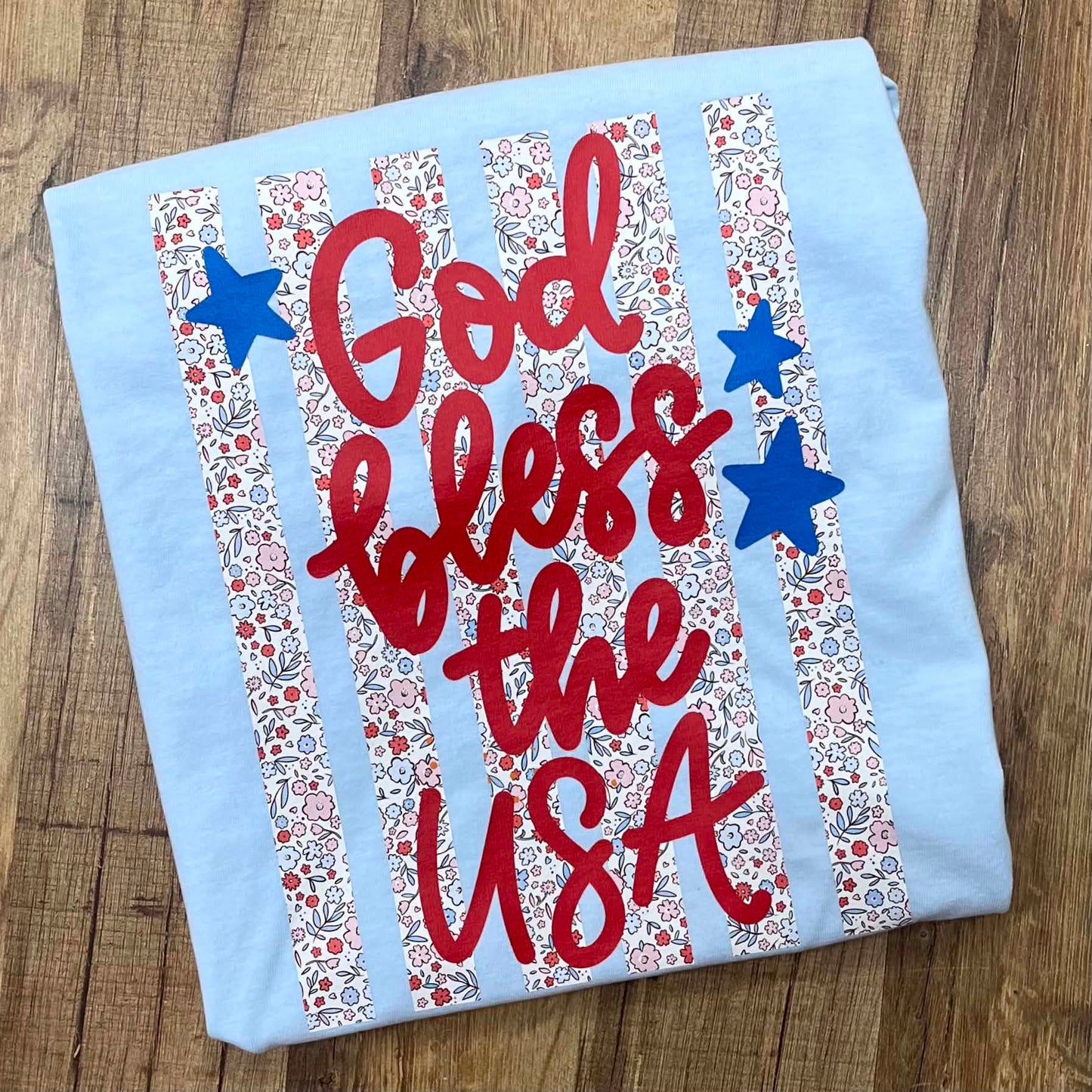God Bless USA Short Sleeve