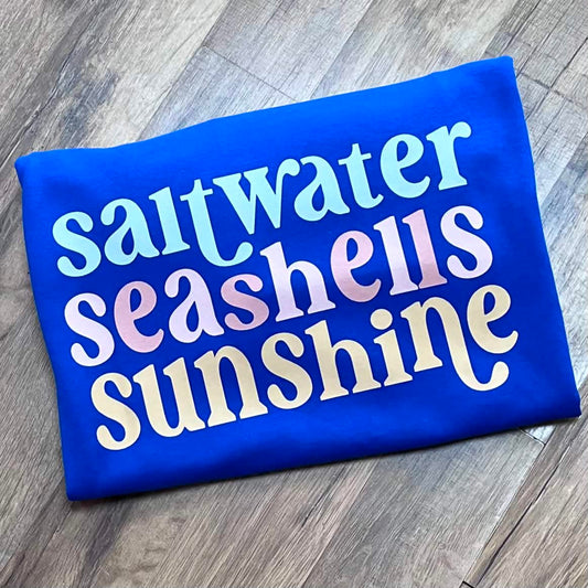 Saltwater Seashells Short Sleeve