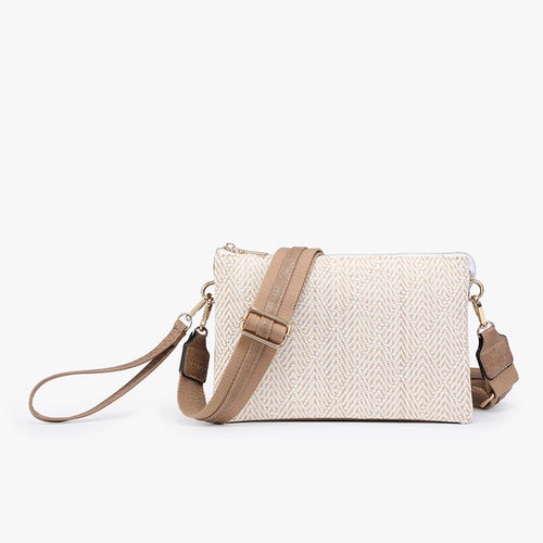 Izzy Crossbody Arrowhead Tan w/ Guitar Strap